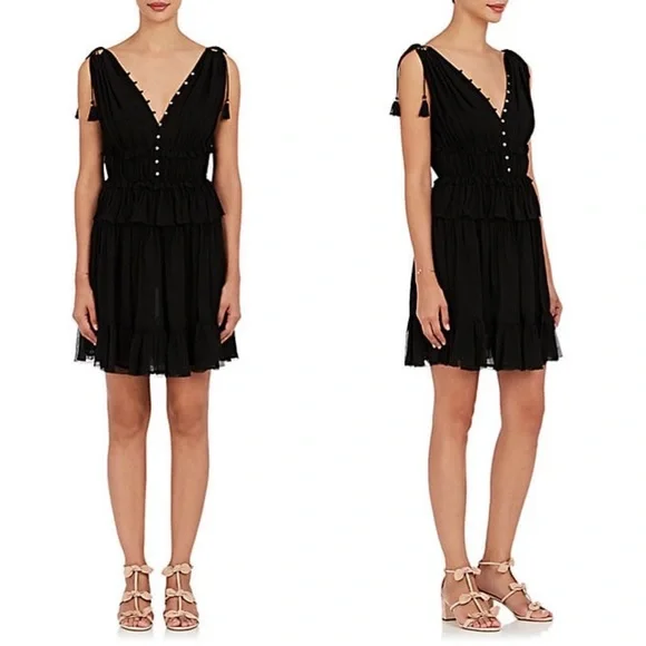Ulla Johnson x Barneys Silk Georgette Noelle Dress